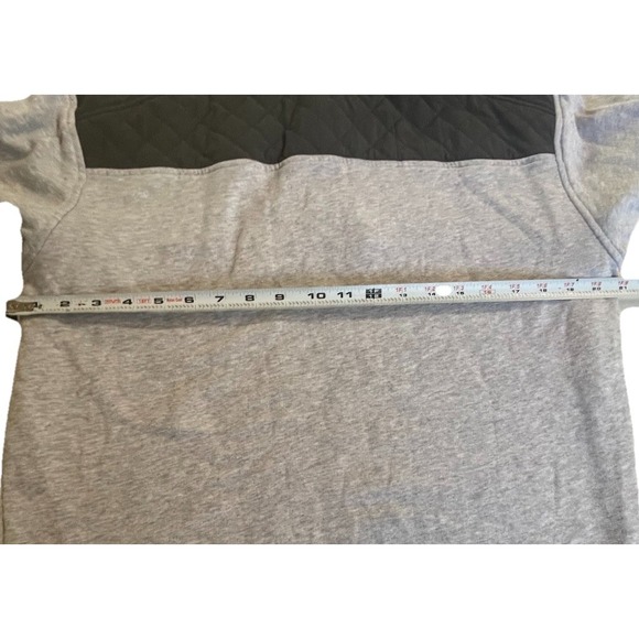 Vineyard Vines Mens L Quilted Shoulder 1/4 Snap Pullover Sweater Gray Sweatshirt - Picture 10 of 10